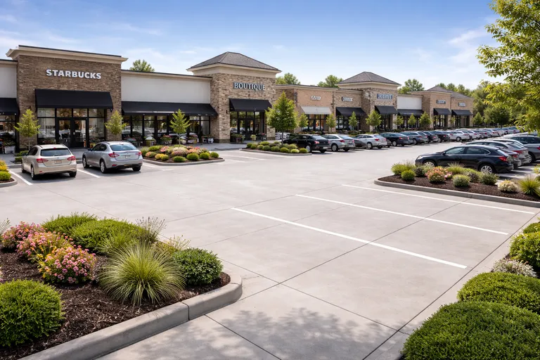Commercial walkways and driveways concrete work