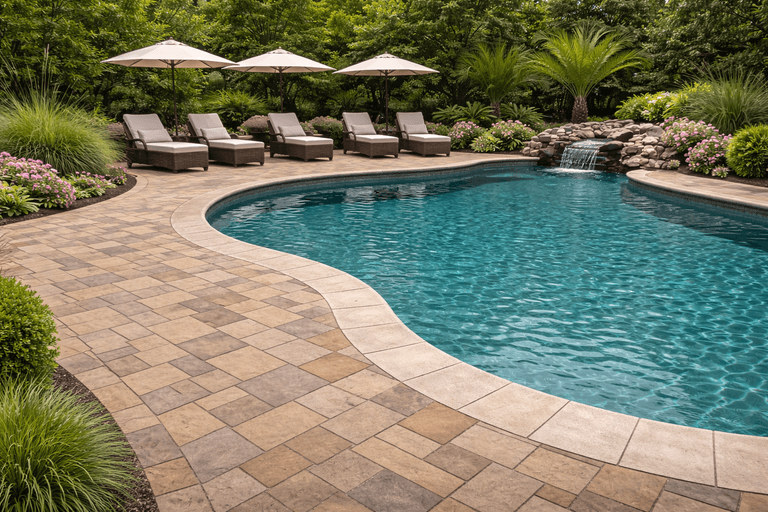 Commercial entrance concrete build